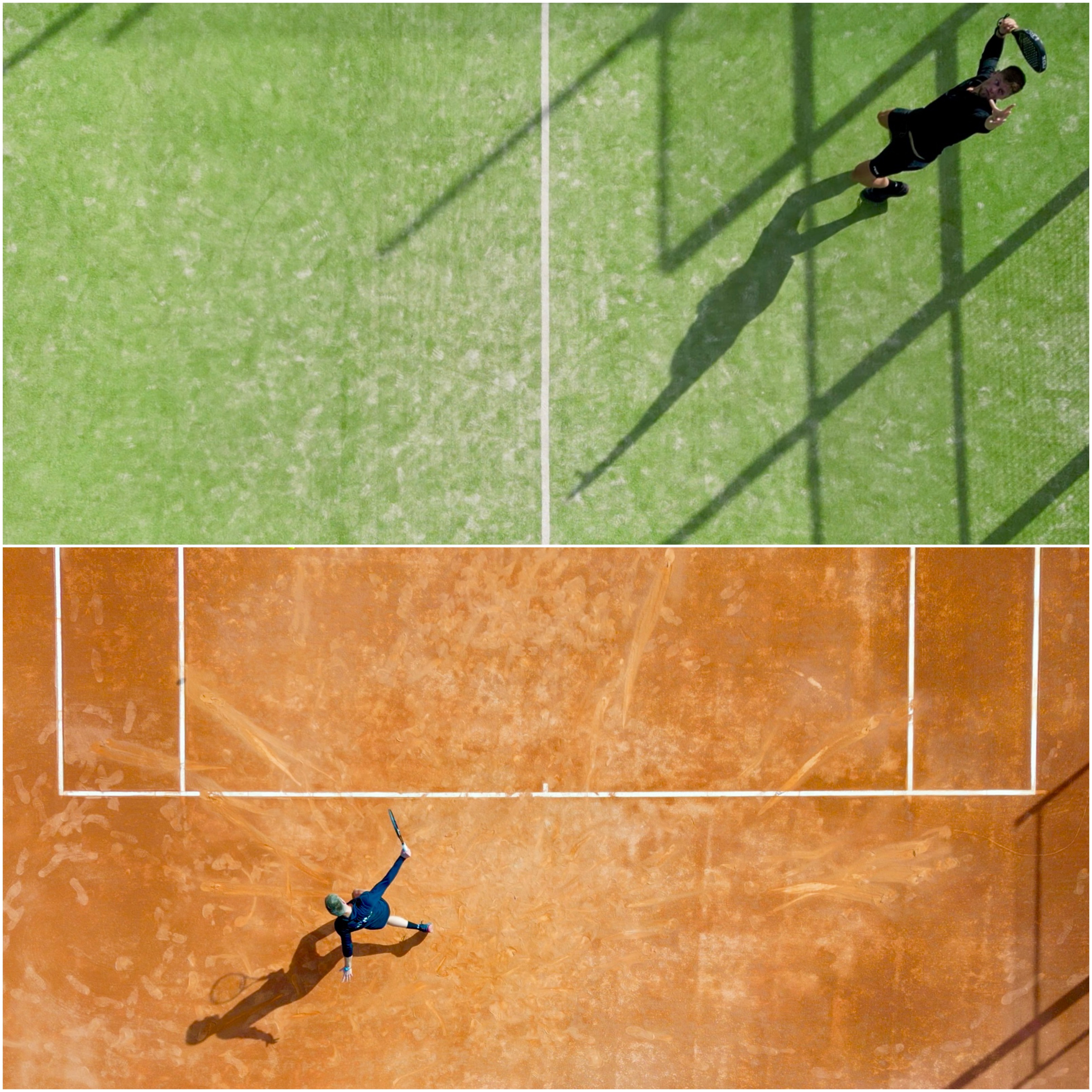 Tennis & Padel — Vogelperspektive